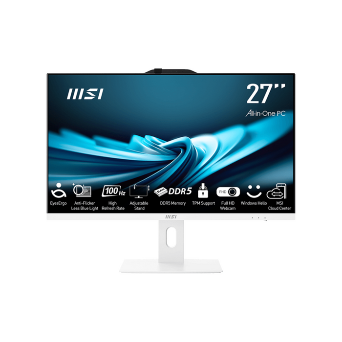 Barebone Msi Aio Pro Ap272p 14m-024beu White 27'/ Wi-Fi 6e/ Chipset: Intel H610/ Ddr5- So-Dimm
