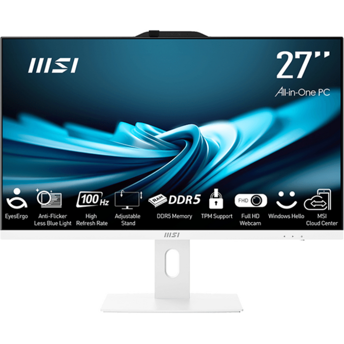 Barebone Msi Aio Pro Ap272p I714700_16gb _1tb White