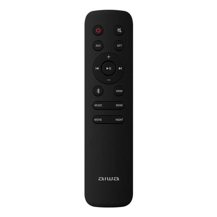 Barra De Sonido Con Bluetooth Aiwa He-950bt 120w 2.0 Negra