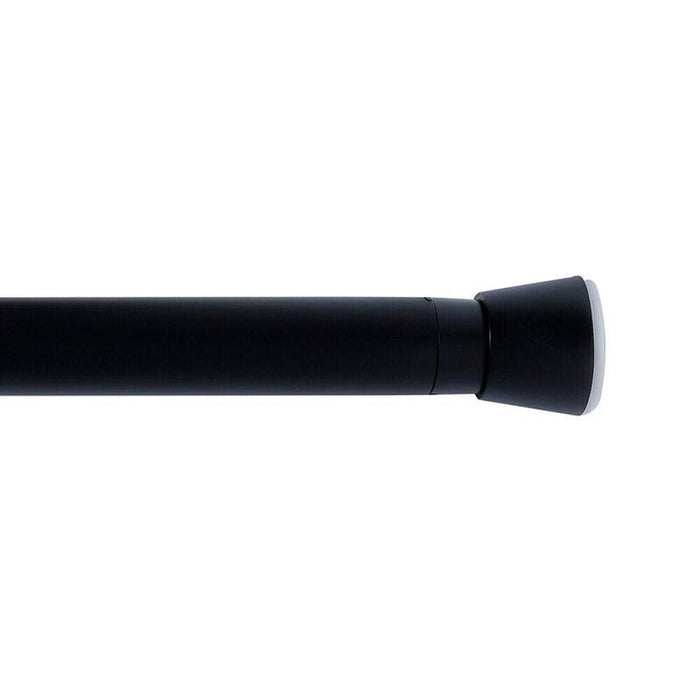 Barra Extensible Multiuso A Presión Sin Taladro, Negra, Ø2,8 - 2,5 X 70 - 120 Cm