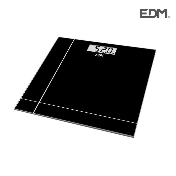 Bascula Negra Max 180kg Edm