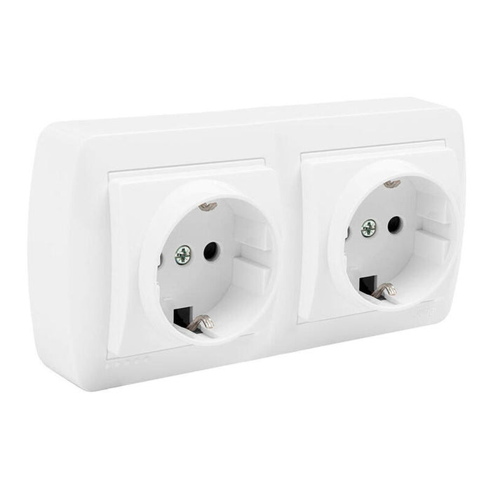 Base Doble Bipolar Con T/Tl Superficie Mural 148 X 72 X 42 Mm