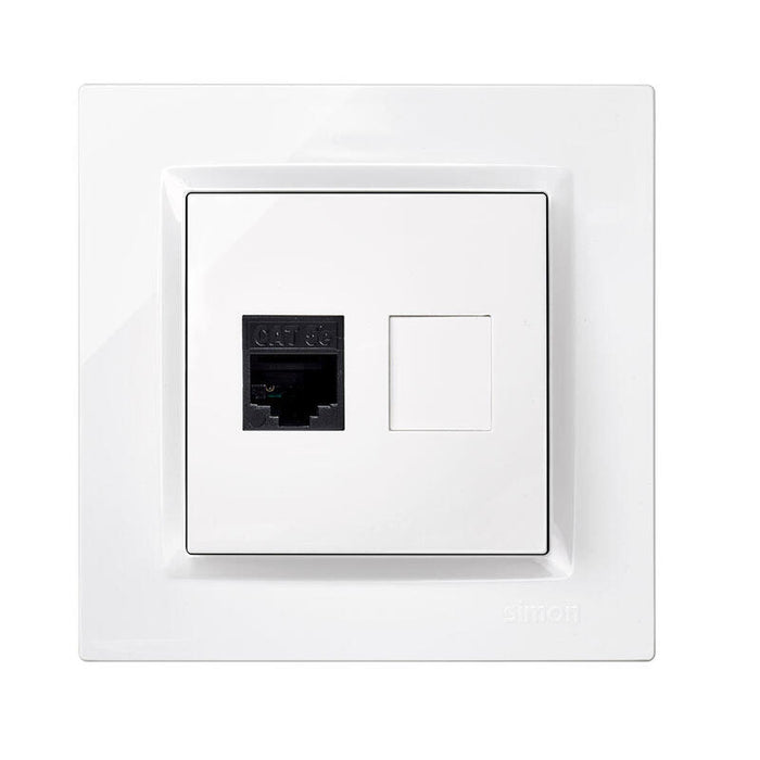 Base Rj45 Cat.5e Blanco