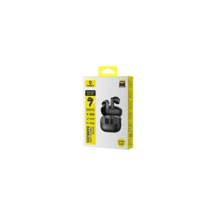 Baseus Earphone Bluetooth Bh1 Tws, Bt6.0 In-Earbuds With Ai Clear Calls, Black (A0010102)