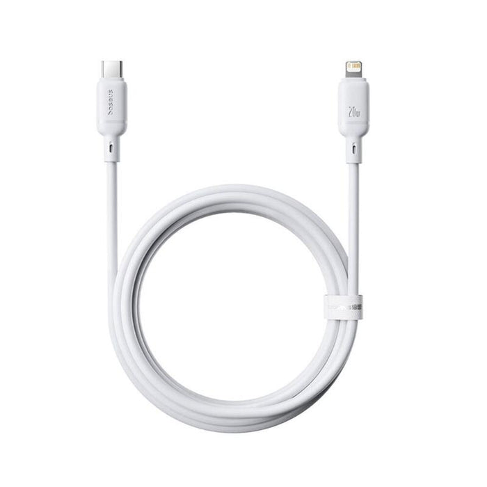 Baseus Silky Series Ladekabel Type-C Auf Ip 20w 2m Moon Weiss