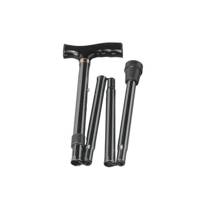 Bastón Telescópico Plegable Regulable En Altura Rf-520 - Negro