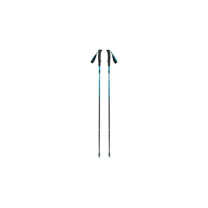 Bastones De Trekking Black Diamond Distance Carbon Z, Equipamiento De Fitness Antracita/Azul, 1 Par, 125 Cm Bd11255440071251