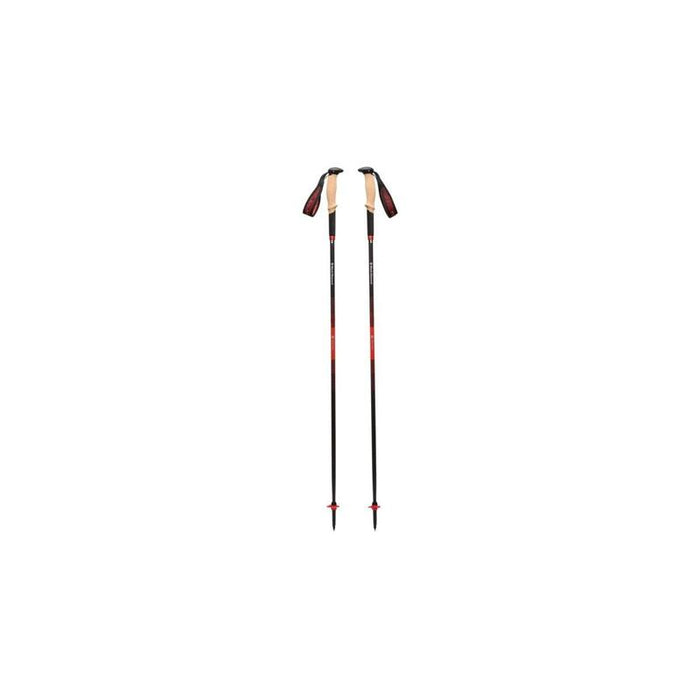 Bastones De Trekking Black Diamond Pursuit Carbon Z, Equipamiento De Fitness Antracita/Naranja, 1 Par, 120 Cm Bd11000680011201