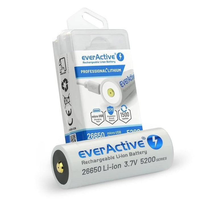 Batería 26650 Z, Shv Li-Ion 5200 Mah Micro Usb