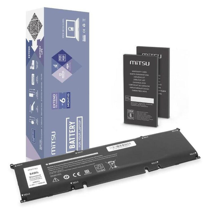 Bateria 69kf2 Do Dell Alienware M17 M15 R3 R4 Precision 5550 Xps 9500 9510 7260 Mah (84 Wh) 11.55v