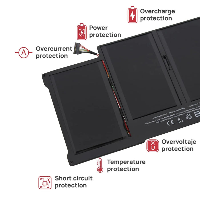 Batería Para Portátil Apple Macbook Air 13" A1369 A1405 A1466 A1377 7.6V