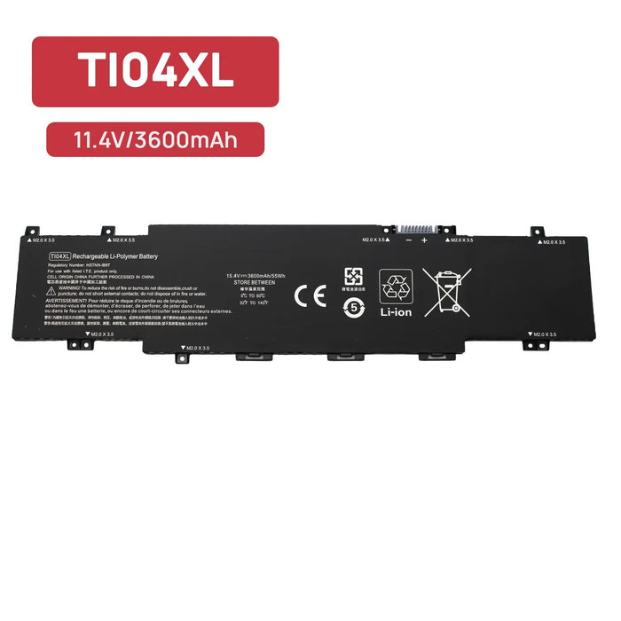 Batería Para Portátil Hp Envy 17-Ch 17M-Ch 17-Cr 17M-Cr | Ti04Xl 55Wh