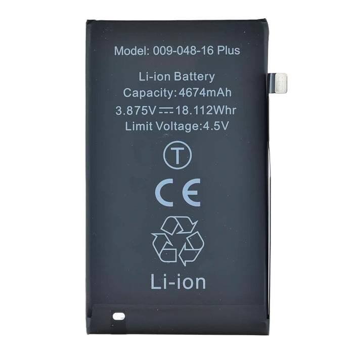 Batería Para Iphone 16 Plus | Oem | Interna Repuesto | Adhesivo Preinstalado | Con Flex | Alta Capacidad