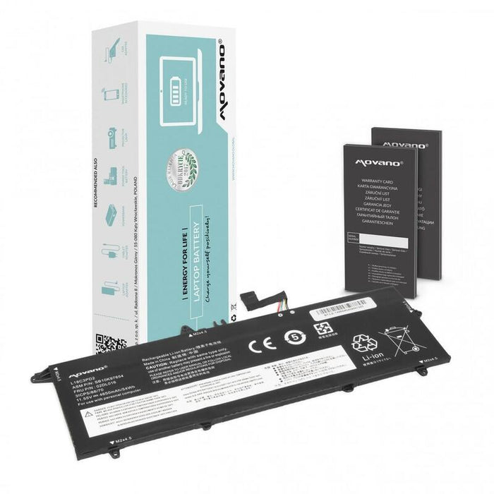Bateria L18c3pd2 Para Lenovo Thinkpad T490s T495s T14s - 4650 Mah (54 Wh)