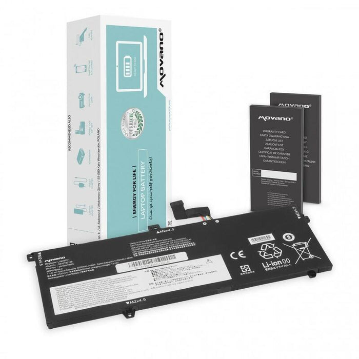 Batería L18c6pd1 L18m6pd1 Para Lenovo Thinkpad X13 X390 X395 - 4220 Mah (48 Wh)