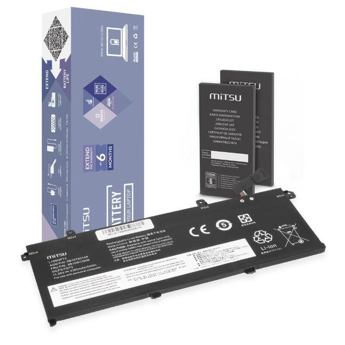 Bateria L18m3p73 Do Lenovo Thinkpad T490 T495 P43s P14s 4350 Mah (50 Wh) 11.55v