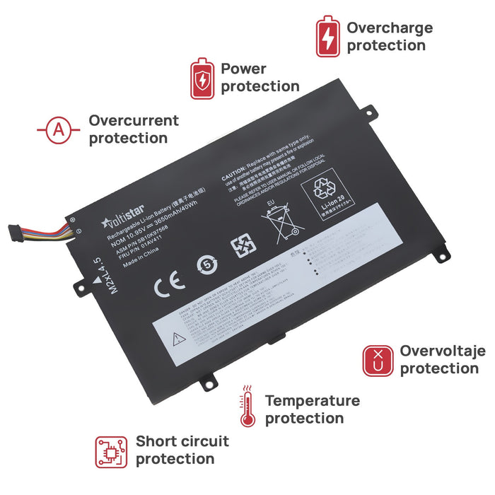 Batería 01Av411 | 01Av412 | 01Av413 | Sb10K97568 | Sb10K97569 - 3650Mah ( 40 Wh ) 10.95V