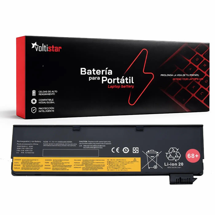 Batería Para Portátil Lenovo Thinkpad T450 X250