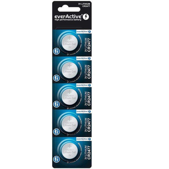 Bateria Litowa Mini Everactive Cr2477 - Blister 5 Sztuk