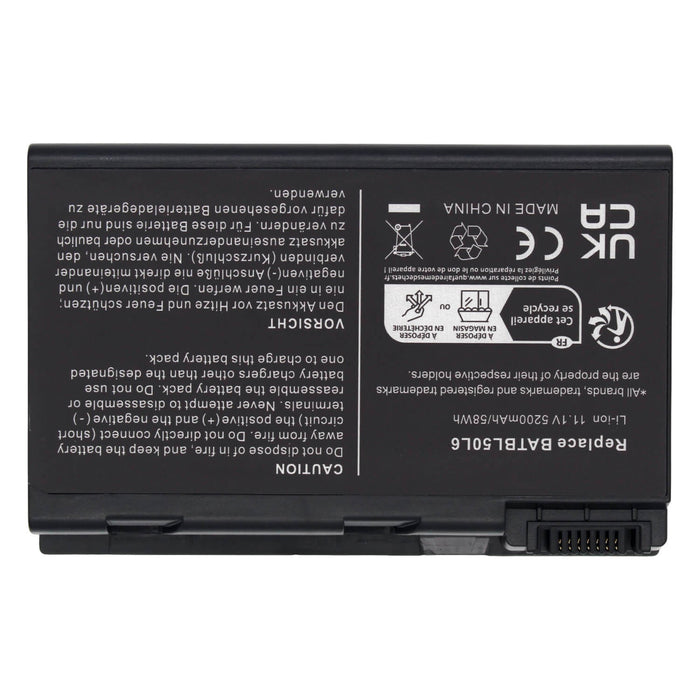 Batería Para Portátil Acer Batbl50L4 Batbl50L6 Batbl50L8 Batbl50L8H Batcl50L4