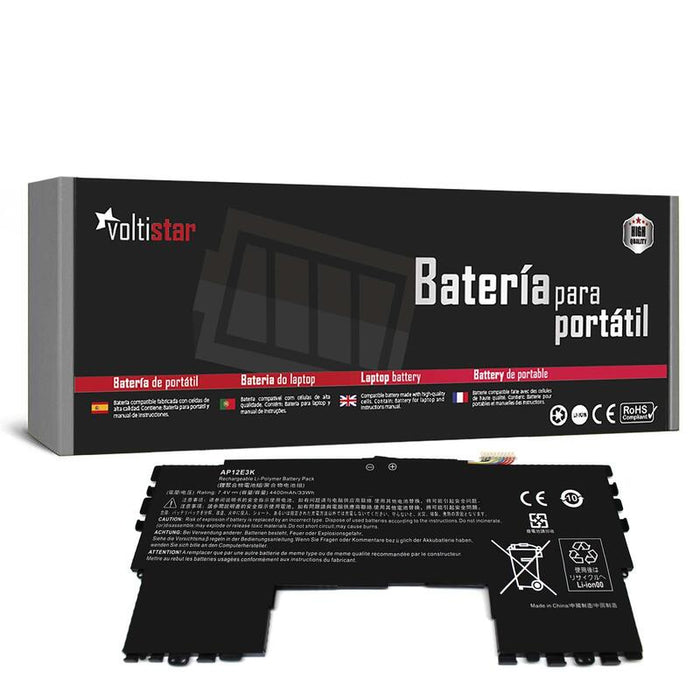 Batería Para Portátil Acer Aspire S7 S7 191 Ultrabook Serie Ap12e3k