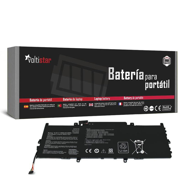 Batería Para Portátil Asus Zenbook 13 Ux331fn Ux331ua Ux331un U3100fn C41n1715