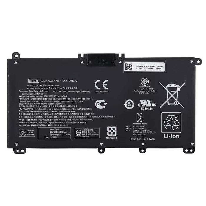 Batería Para Portátil Hp 240 G7 245 G7 250 G7 255 G7 15-Cs 17-By Ht03xl