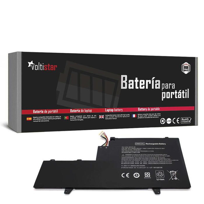 Batería Para Portátil Hp Elitebook X360 1030 G2 Series Om03xl