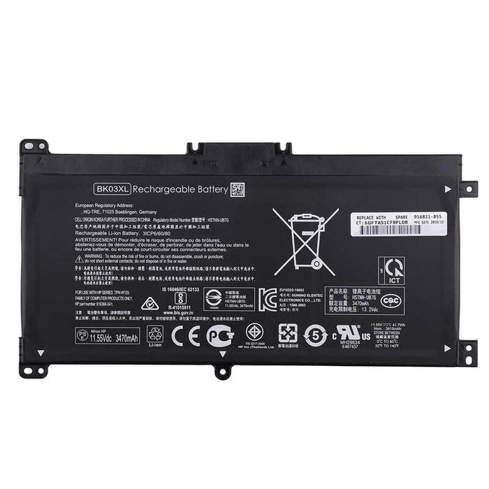 Batería Para Portátil Hp Pavilion X360 14 Ba Series Bk03xl Hstnn Lb7s 916811 855 916811 855