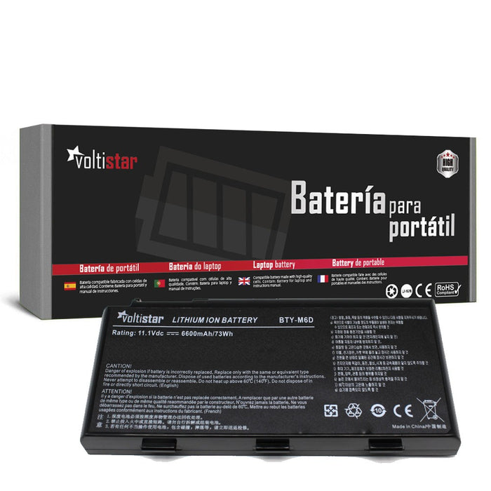 Batería Para Portátil Msi Gx680-245Us