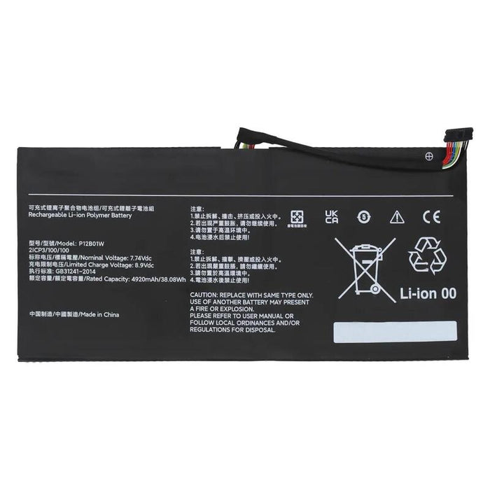 Batería Para Portátil Xiaomi Book S 12.4 Mit2205 Aa  P12b01w