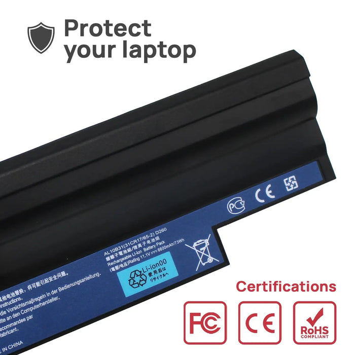 Batería Para Portátil Acer Aspire One D255