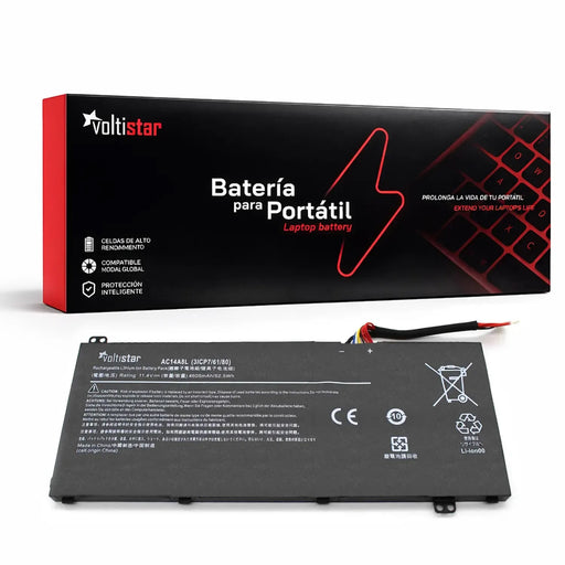 Batería Para Portátil Acer V15 Nitro Vn7-571 Vn7-591G