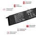 Batería Para Portátil Asus B21N1329 0B200-00840000 D553M F453 F453Ma F553 F553M 7.4V 4500Mah