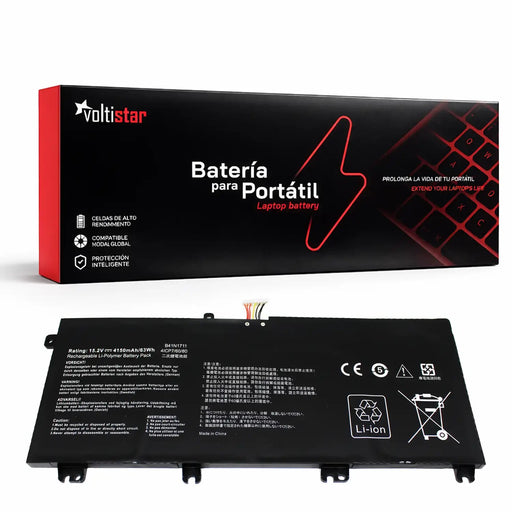 Batería Para Portátil Asus Rog Strix Gl503 Gl703V Gl503Vd Fx705 Zx63 Zx73 B41N1711