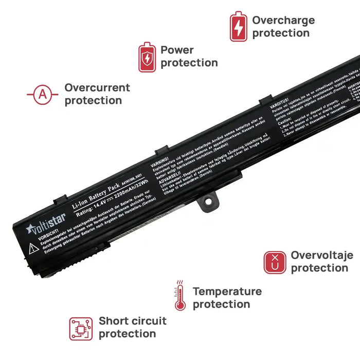 Batería Para Portátil Asus F551C 14.4V