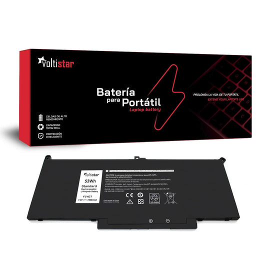 Batería Para Portátil Dell Latitude 7280 7380 7480 F3Ygt 7.6V