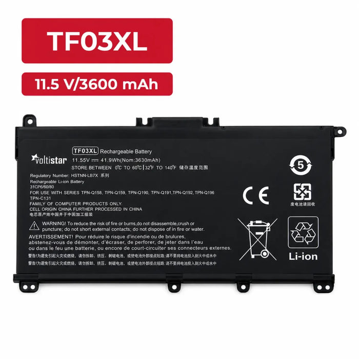 Batería Para Portátil Hp Pavilion 14-Ce 14-Cf 14-Df 15-Cs 15-Da | L11421-542