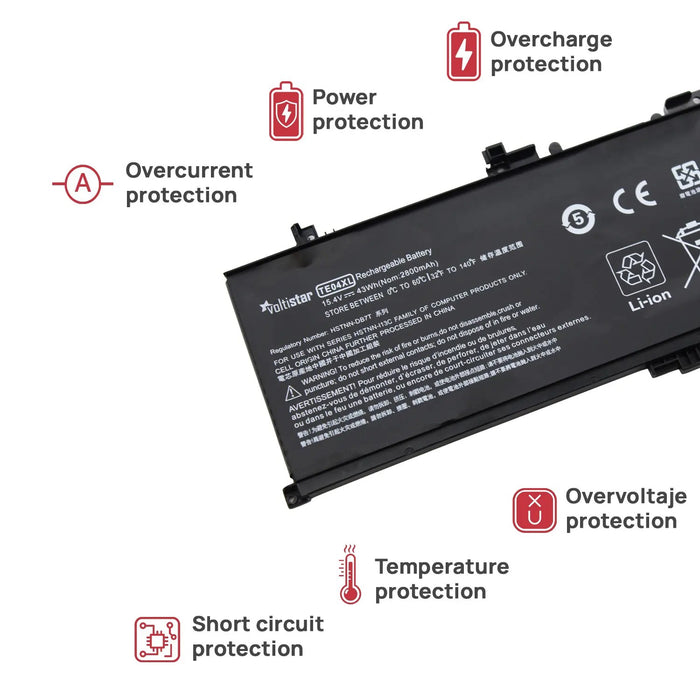 Batería Para Portátil Hp Pavilion 15-Bc200Nb 905175-2C1 905277-855 15-Bc