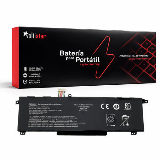 Batería Para Portátil Hp Omen 15-Ek 15-Ek0000 15-En 15-En0000 Sd06Xl Hstnn-Db9U (Tipo B)