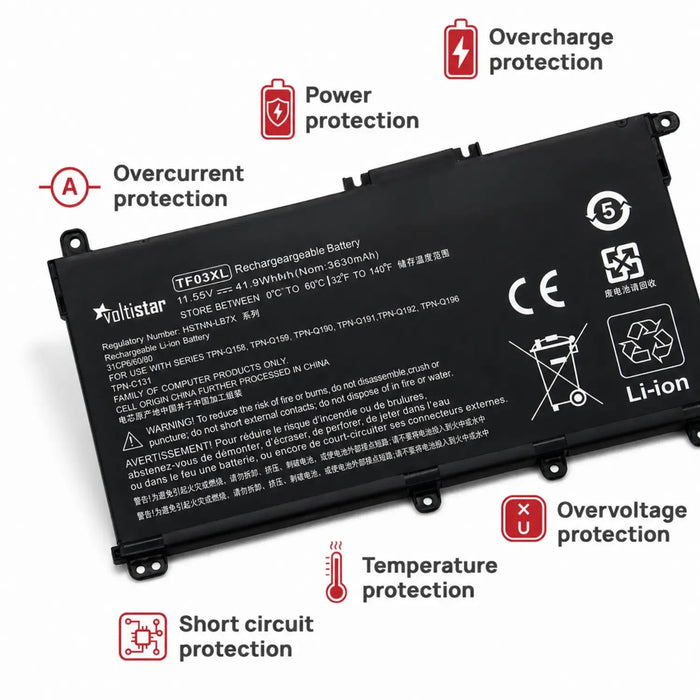 Batería Para Portátil Hp Hstnn-Lb7X Hstnn-Ub7J 920046-421 920070-855