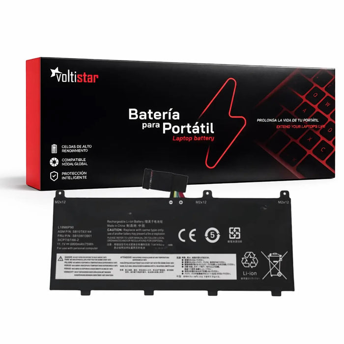 Batería Para Portátil Lenovo L18M6P90 Thinkpad