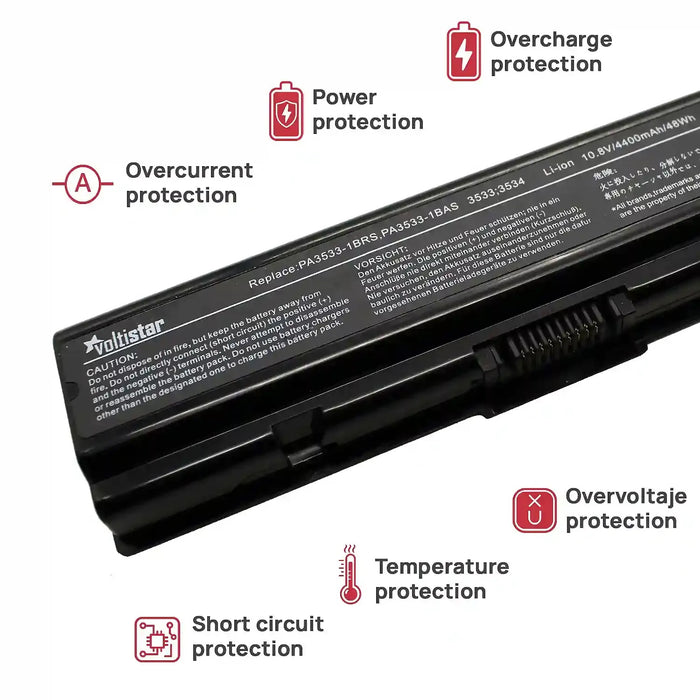 Batería Para Portátil Toshiba Satellite A500-1Ej