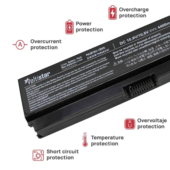 Batería Para Portátil Toshiba Satellite A660-1Eq Pa3817U-1Brs