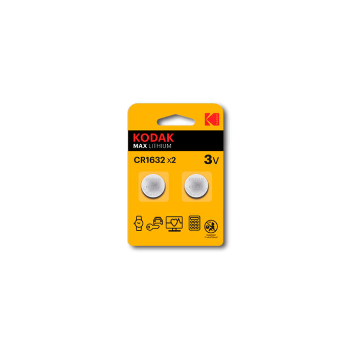 Baterías De Litio Kodak Max Cr 1632 Blister X 2 Uds.