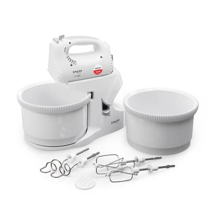Batidora De Mano Smapp Con 2 Cuencos 451.66 Blanco