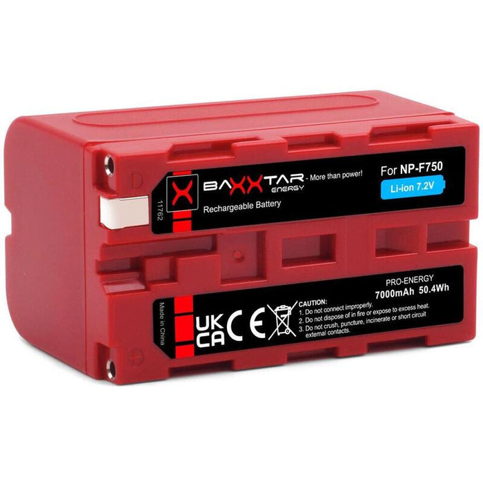 Baxxtar Battery Np-F750 7000mah