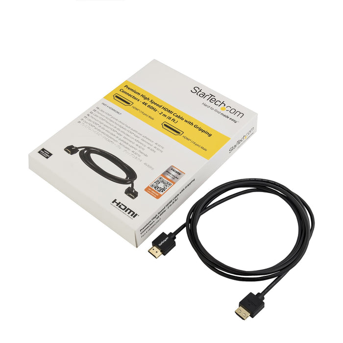 EAN 0065030872294 - StarTech.com HDMM2MLP cable HDMI HDMI tipo A (Estándar) Negro imagen 4
