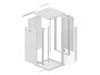 EAN 5901969403282 - Lanberg WF01-6622-10S armario rack 22U Bastidor de pared Gris imagen 14