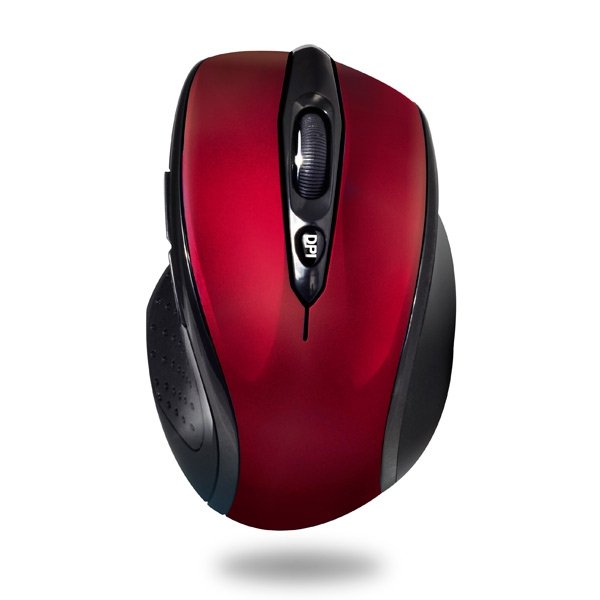 Ratón Inalámbrico Advance Shape 6d (Rojo)